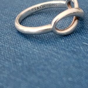 Tiffany & Co. Sterling Silver Infinity Ring